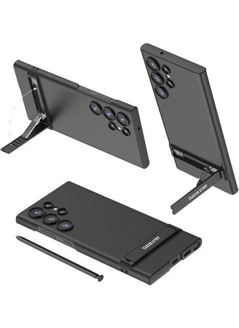 Case For Samsung Galaxy S24 Ultra Case S24 Ultra Phone Case With Stand 4 Stand Modes Military Grade Drop Protection Slim Phone Cover Case For Samsung S24 Ultra Boost Kickstand Case Black