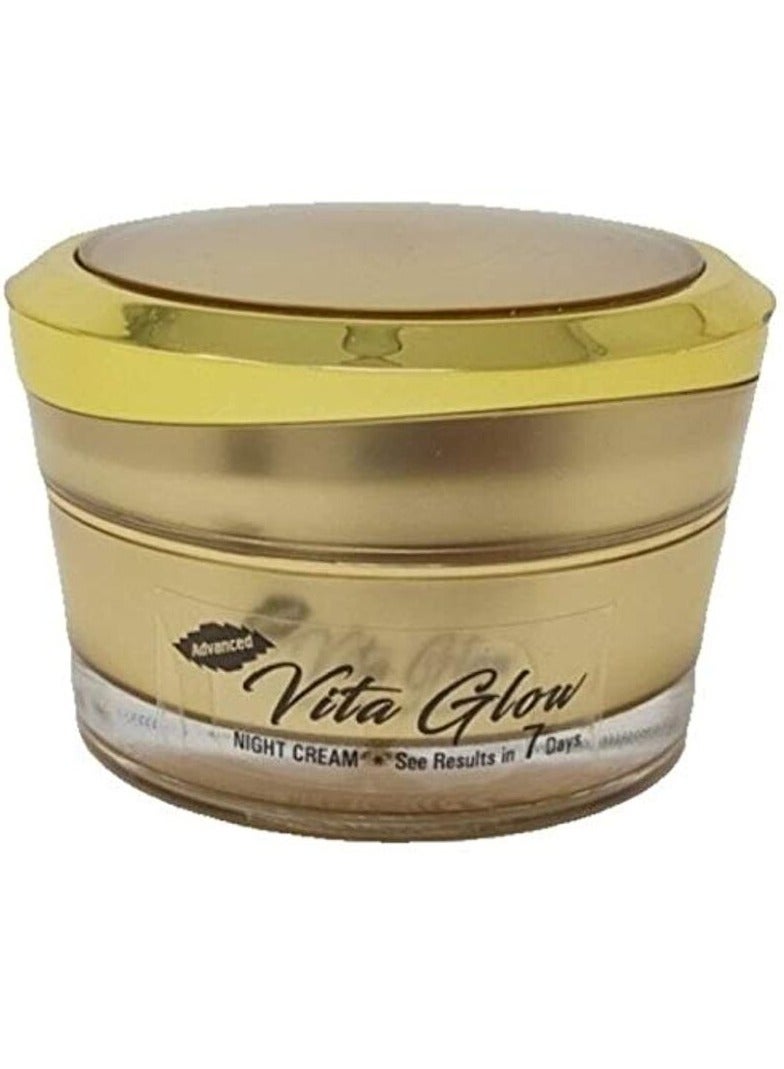 Vita Glow Advanced Night Cream for Skin Whitening - 30g - Image 3