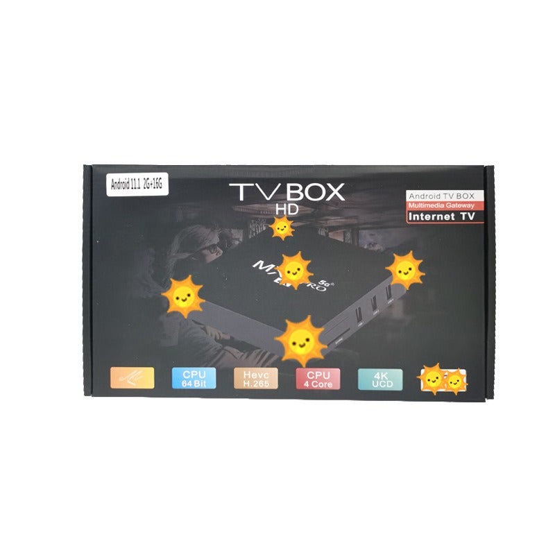 MX9 Factory XQ Pro TV Box S905L 5G WiFi Bluetooth Android 11 Network TV Box - Image 4