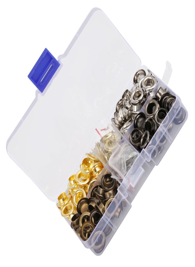 140sets/box 8mm Brass Eyelet Grommet Set Craft Clothes Accessories - Image 4