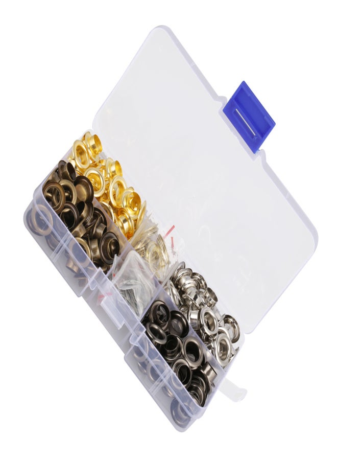 140sets/box 8mm Brass Eyelet Grommet Set Craft Clothes Accessories - Image 5