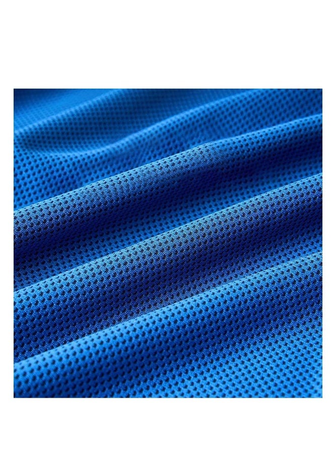 Surf Poncho Changing Robe - Absorbent Hooded Beach Poncho Towel, Quick-Dry Wetsuit Cover-Up, Soft & Portable for Surfing, Swimming, and Outdoor Sports, 55.12 Inches (Blue) - 1 Pack - Image 5