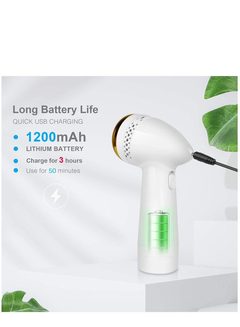 Y&D Electric Vacuum Foot Grinder Portable Electronic Callus Remover 3000 RPMS-95% Absorption Rate, Rechargeable Dead Skin for Feet Hard Cracked Dry Ideal Gift - Image 3