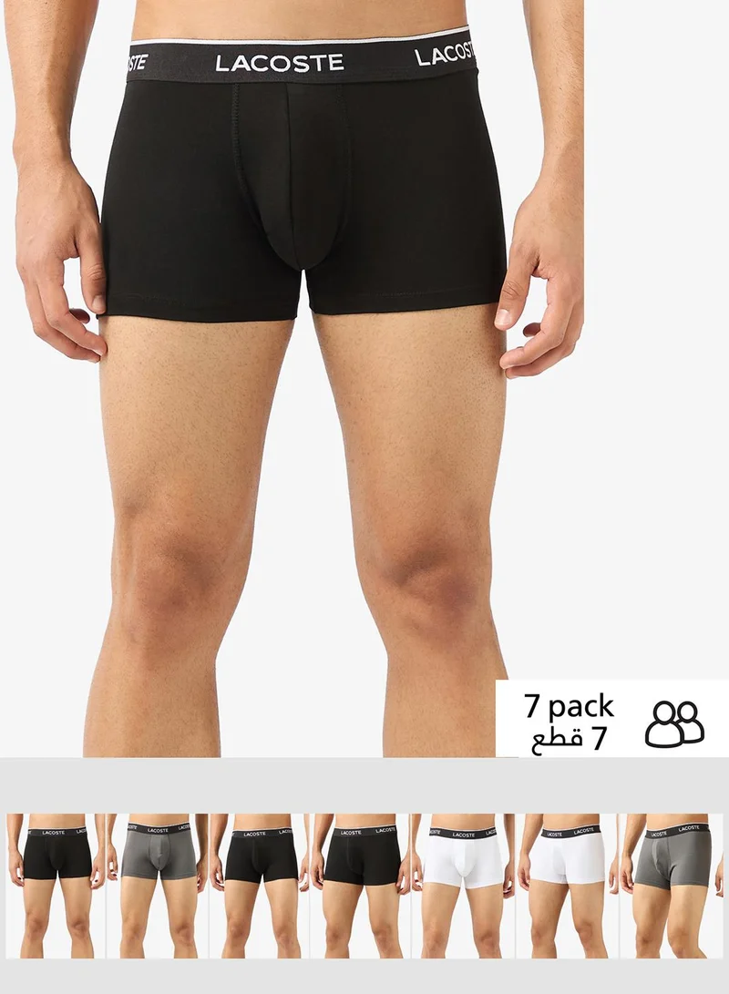 لاكوست سبع قطع سراويل داخلية قطنية مطاطية