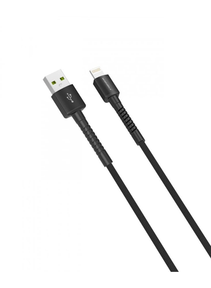 وينماكس كابل وين ماكس WN033 لايتنينج – طول 2 متر، شحن سريع 6A، متانة عالية وجودة ممتازة - Image 4