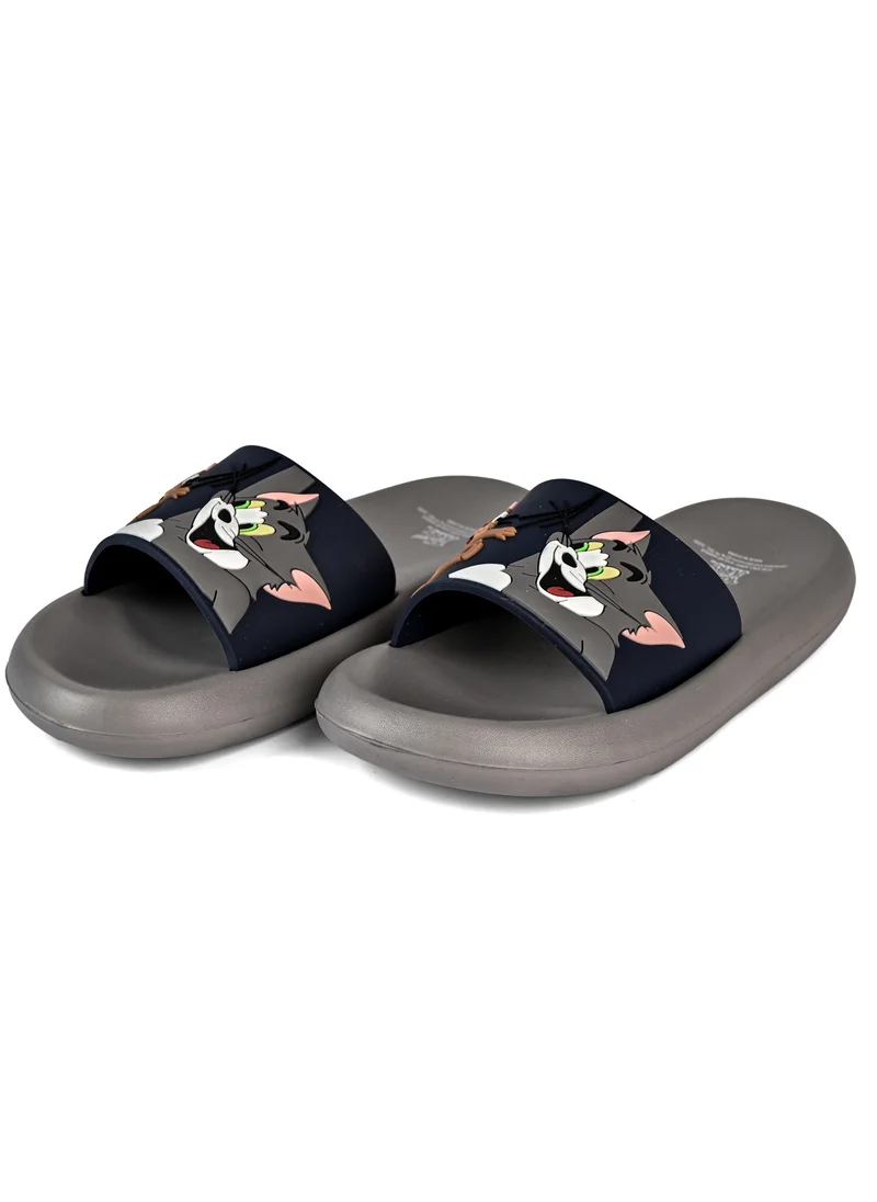 أوربانهاول Tom & Jerry Patterned Non-Slip Sole Boys' Slider Suitable for Daily Use