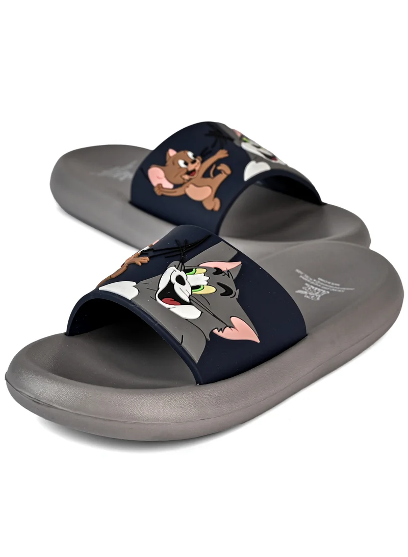 أوربانهاول Tom & Jerry Patterned Non-Slip Sole Boys' Slider Suitable for Daily Use
