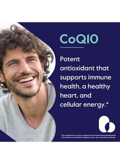 BESTVITE BESTVITE CoQ10 200mg (240 Vegetarian Capsules) (120 x 2) Naturally Fermented - No Stearates - Vegan - Gluten Free - Non GMO  - Image 4