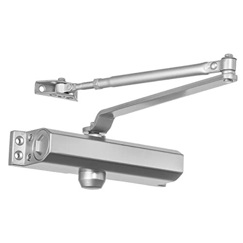 Dynasty Hardware Door Closer, Commercial Hydraulic Closer, Self-Closing, Spring Size 3, ADA Compliant, Surface Mount, Sprayed Aluminum, Series 3000 - Image 4