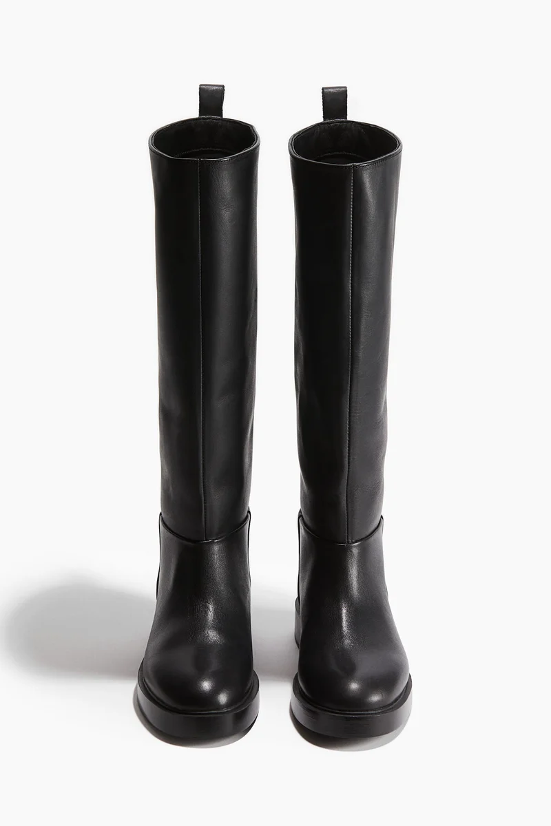 اتش اند ام Knee-High Leather Boots
