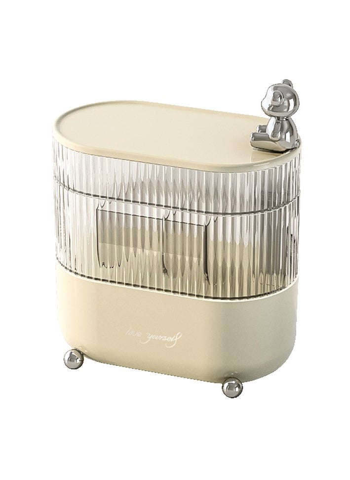 Generic New three-layer dust-proof fashionable jewelry box  - Image 5