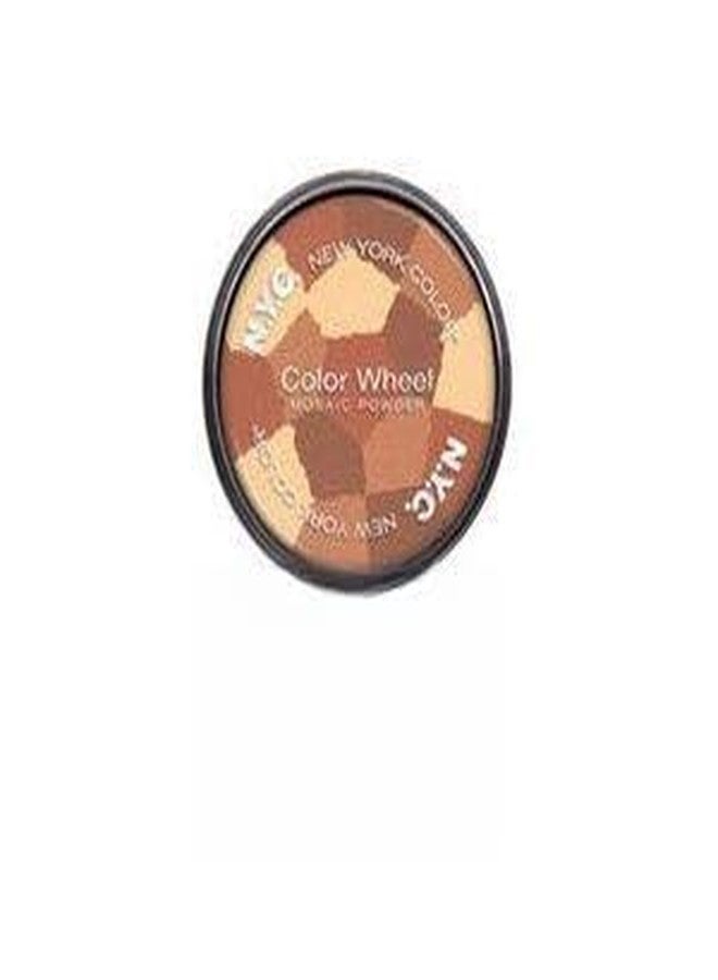 NYC New York Color Wheel Mosaic Face Powder, Pink Cheek Glow, 0.32 Ounce (Pack of 2)