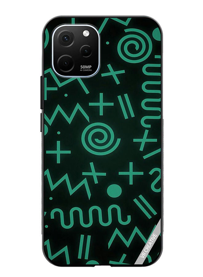 VR CREATIVE Protective Case Cover For Huawei Enjoy 50z Geometry Shapes Abstract Design Multicolour - Image 1