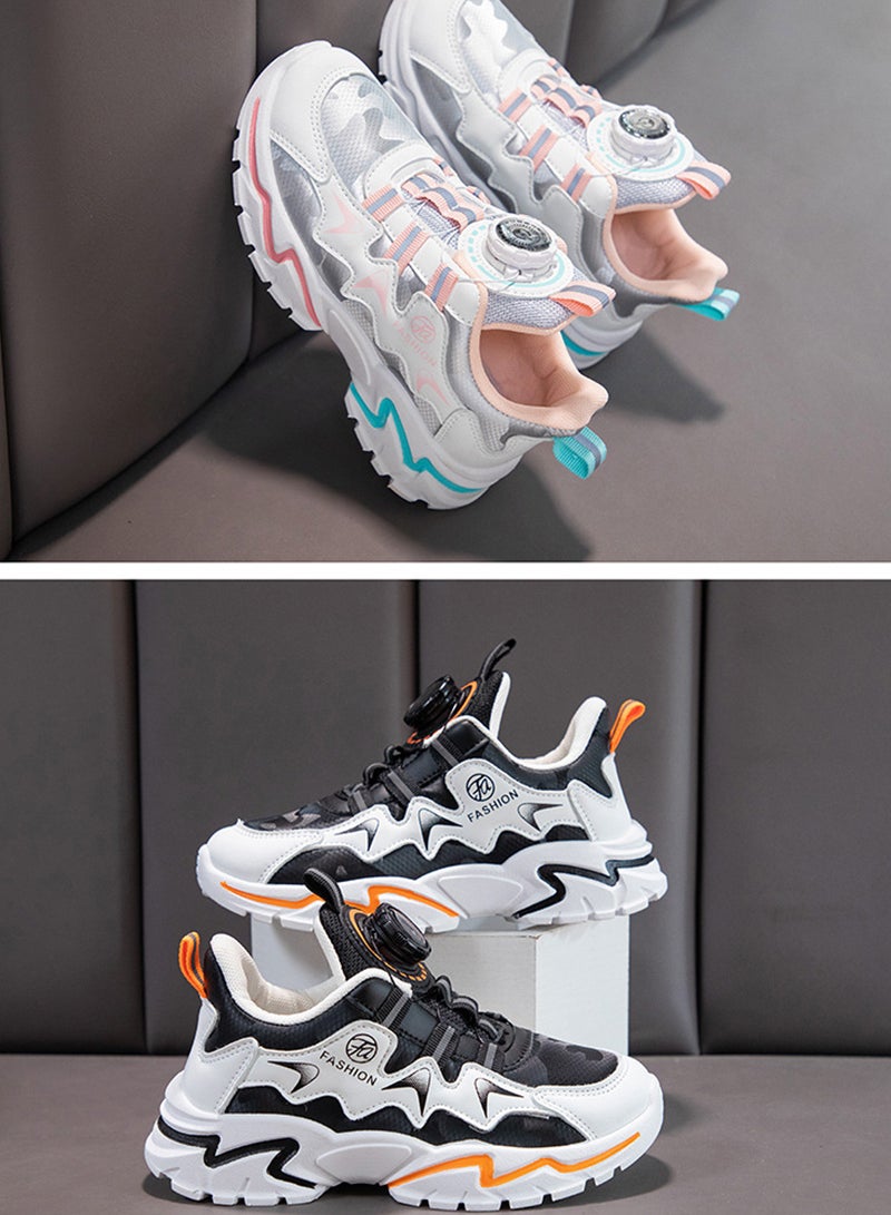 شاربدو أحذية رياضية للأطفال محبوكة أحذية رياضية شبكية أحذية جري خفيفة الوزن قابلة للتنفس للأطفال أزياء أحذية رياضية عارضة أحذية أطفال قابلة للتنفس - Image 5