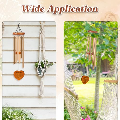 Damaigiift Gifts for Grandma, Grandma Birthday Gifts from Grandkids, Grandma Gift Wind Chimes, Mothers Day Grandma Gift, Present for Grandmother from Granddaughter Grandson Grandchildren - Image 4