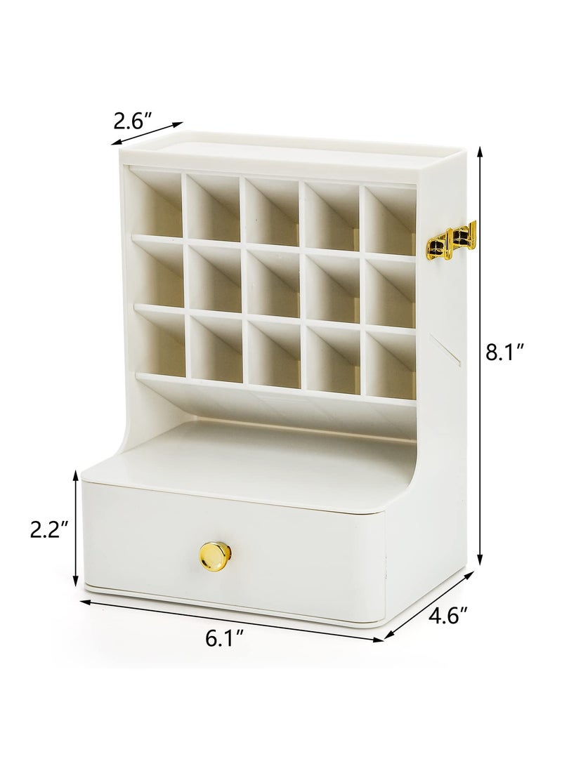 2 Pack Lipstick Organizer, Stylish Makeup Storage for Vanity and Bathroom, Perfect for Lip Gloss, Jewelry and Accessories - Image 5