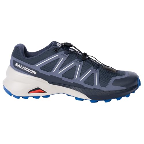 Salomon Men’s Speedcross Peak Trail Running Shoes - Blue Nights/Grisaille/Nautical Blue - 10.5 Medium - Image 2