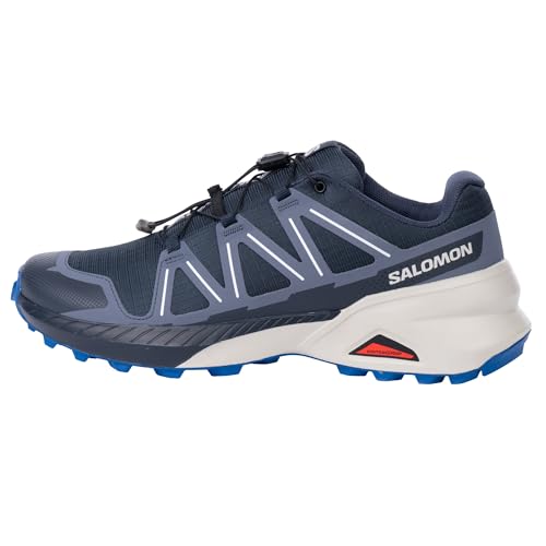 Salomon Men’s Speedcross Peak Trail Running Shoes - Blue Nights/Grisaille/Nautical Blue - 10.5 Medium - Image 1