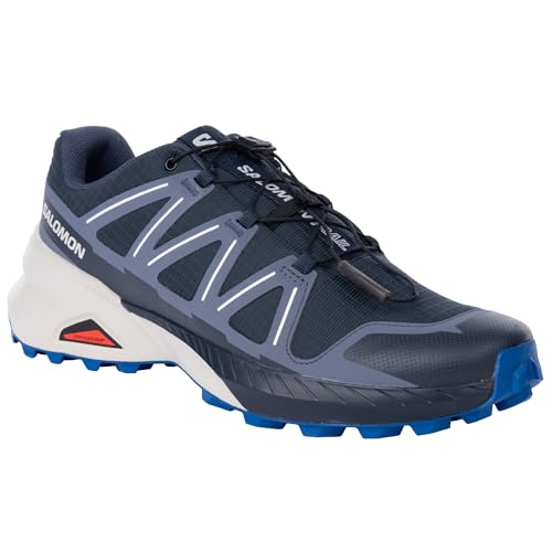 Salomon Men’s Speedcross Peak Trail Running Shoes - Blue Nights/Grisaille/Nautical Blue - 10.5 Medium - Image 3