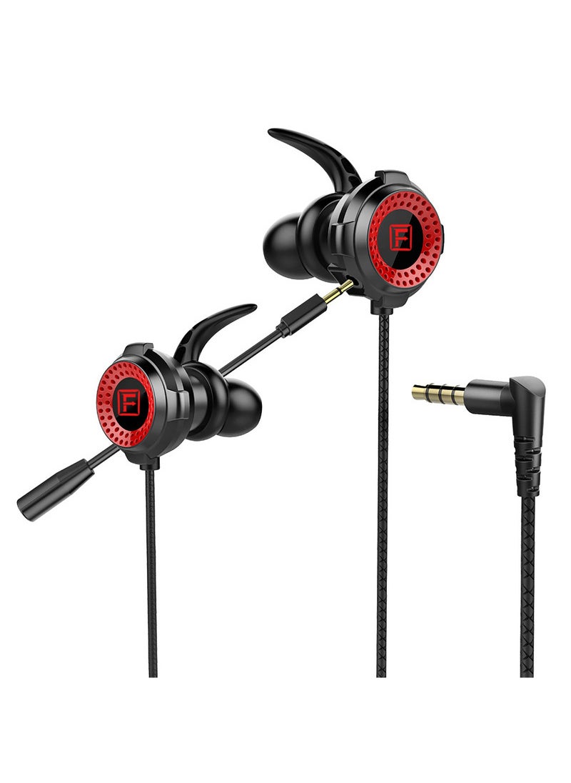 Faster - FASTER G900 Dual Gaming Headset With Detachable HD Long Mic black - Image 1