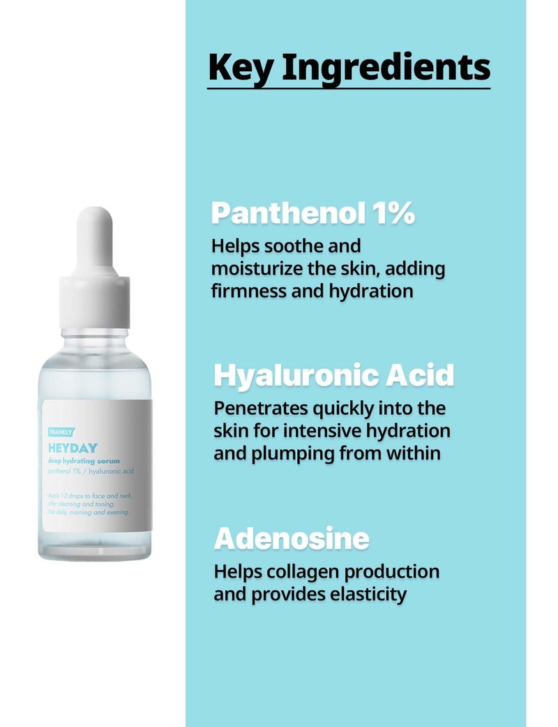 FRANKLY Hydration Power Duo: Heyday Serum & Closer Serum | Skincare Gifts | Pore Minimizing & Hydration | Peptides, Panthenol & Hyaluronic Acid | Radiant, Dewy Skin, Anti-Aging| Korean Skin Care Set - Image 5