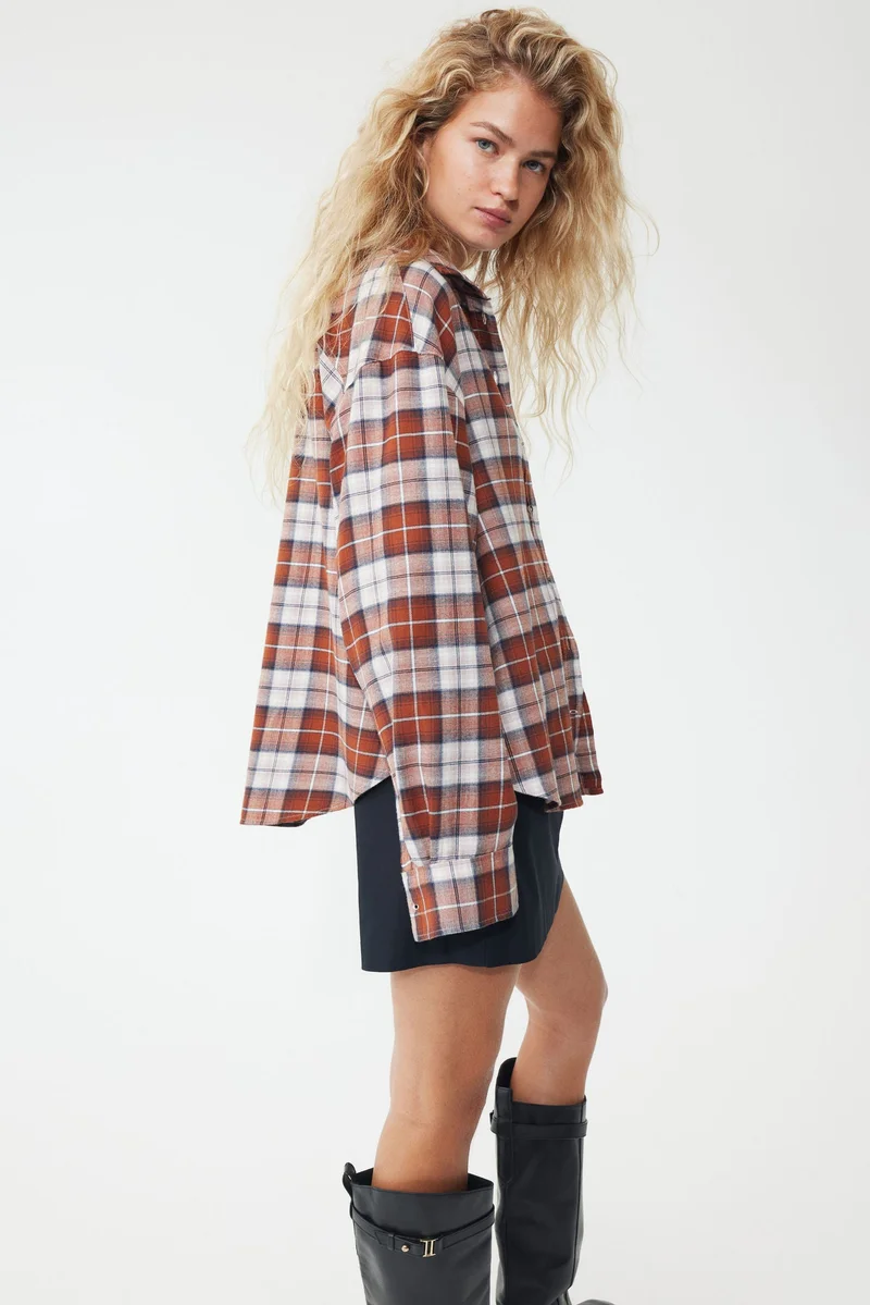 H&M Oversized cotton shirt
