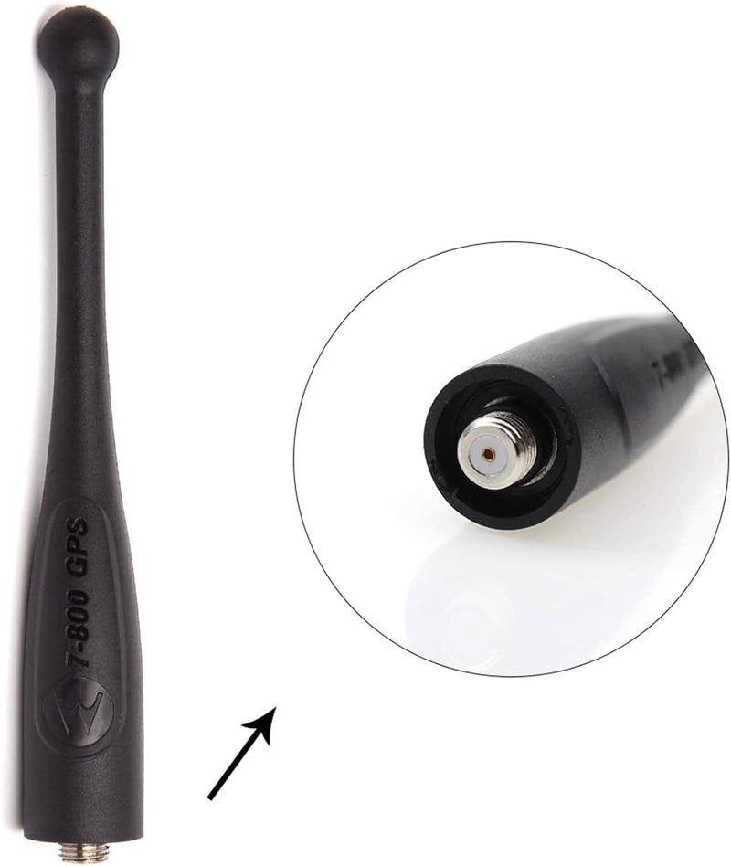 LUITON Antenna for APX 6000 Radio Short Antennas APX 6000XE APX 4000 APX 7000 8000XE Stubby Antenna 764-870 MHz Single Band 7-800 with GPS NAR6595A(2 Pack) - Image 3