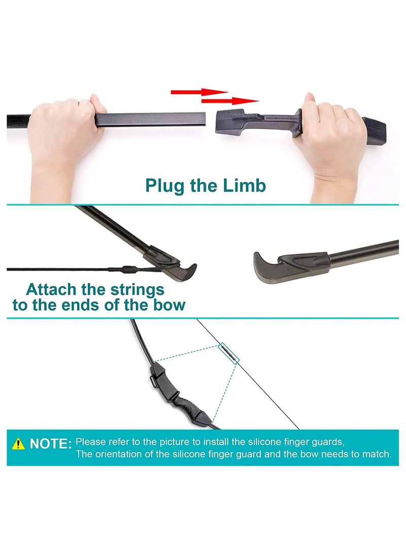 RUIYADA Kids Bow and Arrow Set, Upgraded Youth Bow and Arrow, Kids and Beginner Bow Practice Bow, With 6 Arrows and Accessories For Outdoor Practice Bow and Arrow Set, Sports/Game/Hunting Gifts  - Image 3