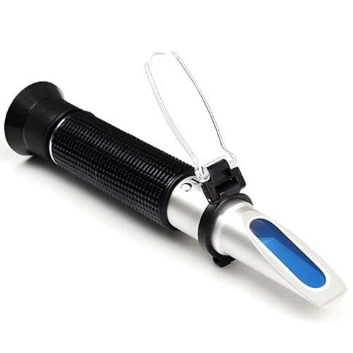 MCP Portable Handheld Polypropyene, Auto Refractometer Digital Salinity Meter For Water Testing, Brix Refractometer (0-100%). - Image 1