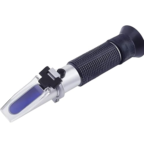 MCP Portable Handheld Polypropyene, Auto Refractometer Digital Salinity Meter For Water Testing, Brix Refractometer (0-100%). - Image 2