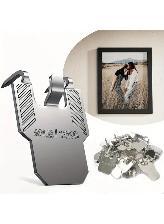 10pcs Heavy Duty Claw Picture Hangers For Drywall Damage Free Wall Hooks - Image 2