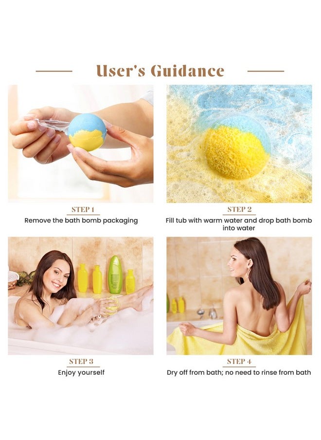 ZenBombs - ZenBombs Bath Bombs Set, 20 pcs Natural Shea Butter & Safe Oil Bath Bomb for Skin Moisturizing, Handmade Bubble Bath & Fizzy, Ideal Presents for Women - Image 1