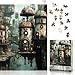 LAMPLIG Puzzles for Adults 1000 Pieces Fantasy Anime Puzzle 1000 Piece in Steampunk City Puzzles Hard Challenging Jigsaw Puzzles with Letter on Back Gifts for Adults Game Nights with 11 Poster - Image 4