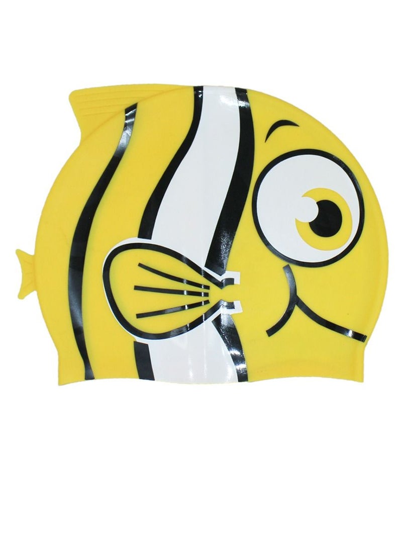 SPORT Silicone High Elastic Kids Swim Cap For Boys And Girls Waterproof Children Diving Cartoon Cap For Long And Short Hair  - Image 2