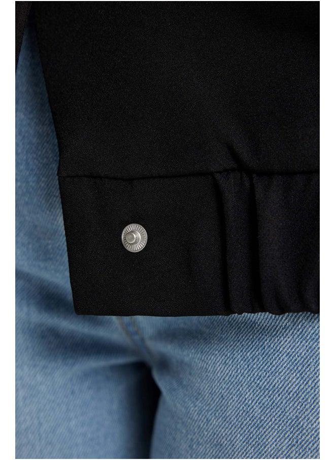 DeFacto - Woman Bomber Hooded Coat - Image 1