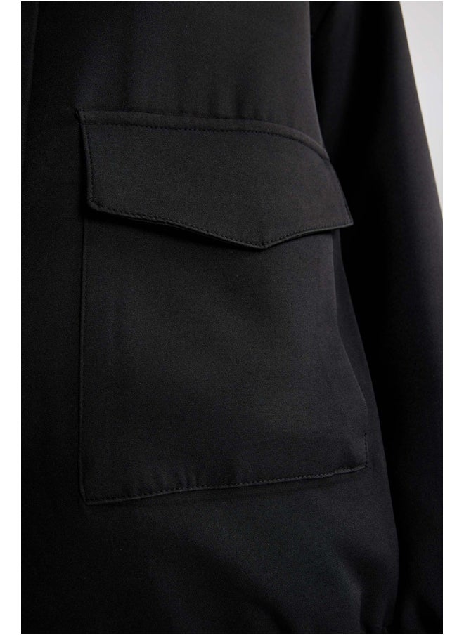 DeFacto - Woman Bomber Hooded Coat - Image 1
