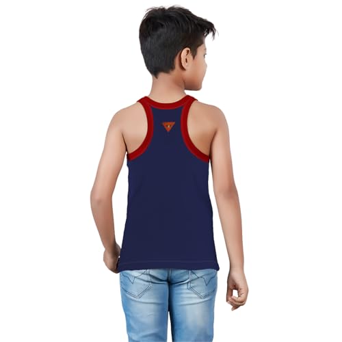 HAP Kids Boys Gym Vest Pack of 5 | 100% Cotton Soft & Breathable Innerwear | Comfortable Lightweight Tank Top for Active Boys - Image 2