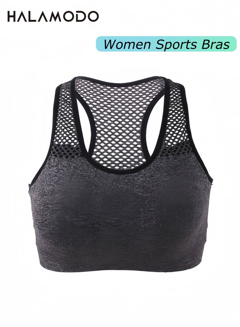 هالامودو حمالات صدر رياضية للنساء حمالات صدر للتمارين الرياضية للنساء، حمالات صدر رياضية بمقاسات كبيرة، قمصان للتمارين الرياضية للنساء بدعم عالي