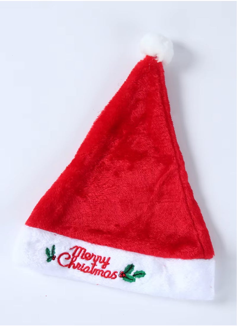 ZAFAA HOME Classic Santa Hat – 39x30cm Red Santa Hat with White Trim, Lightweight 30g Design for Holiday Parties, Costumes, and Festive Celebrations  - Image 2