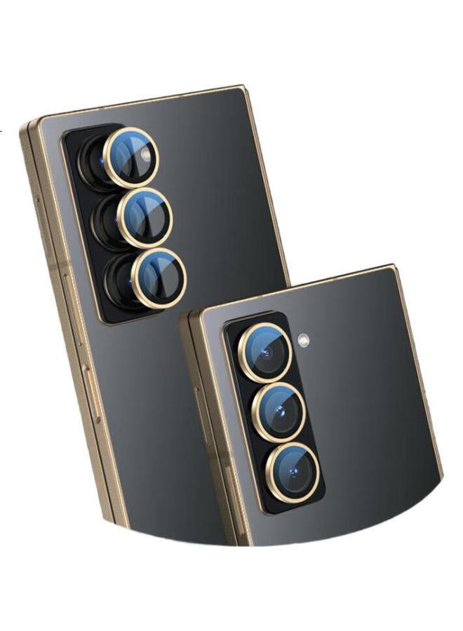 Blueo Lens Protector For Samsung W25, W25 Rear Camera Film, High-Definition Anti-Glare Lens Protection Film, Gold - Image 1