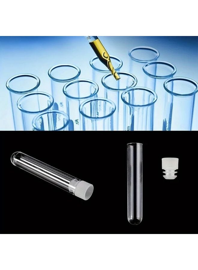 100pcs Clear Plastic Test Tubes With Lids 16x100mm For Science Experiments And Treats - Image 5