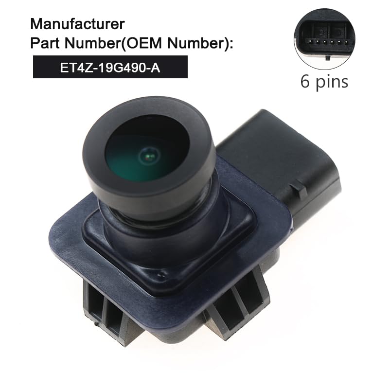 YAOPEI ET4Z-19G490-A Rear Reverse Backup Camera Compatible with Ford Edge 2011-2015 Lincoln MKX 2011-2013 Black Reversing Camera Reverse Assist Camera - Image 3