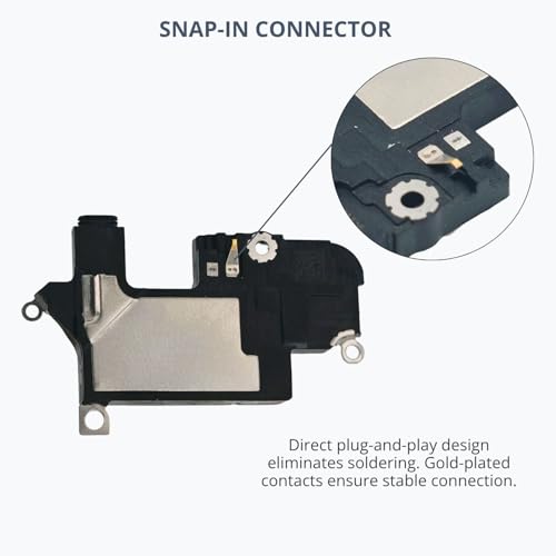MEEFIX Earpiece Speaker Compatible with iPhone 13 Pro Max Snapin Connector No Soldering Face ID Safe 67 Inch Call Audio Replacement - Image 3