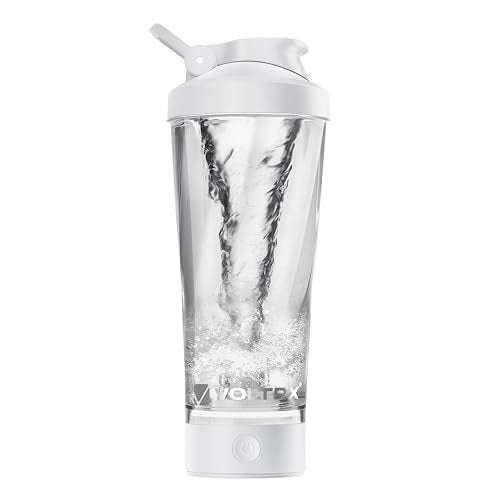 VOLTRX Premium Electric Protein Shaker Bottle, Made with Tritan - BPA Free - 24 oz Vortex Portable Mixer Cup/USB Rechargeable Shaker Cups for Protein Shakes - Image 1