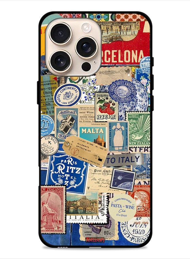 Tolwak غطاء واقي لجهاز آبل آيفون 16 برو ملصقات من مدن مختلفة - Image 1