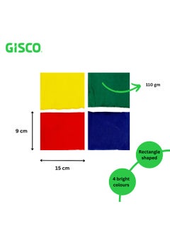 GISCO GISCO Educational Shape Bean Bag Learning Toy for Kids Made of Cotton Used for Physical Education Outdoor Hand toss Games Fun Activities Equipment for Kids Set of 4 Multicolour Rectangle  - Image 3