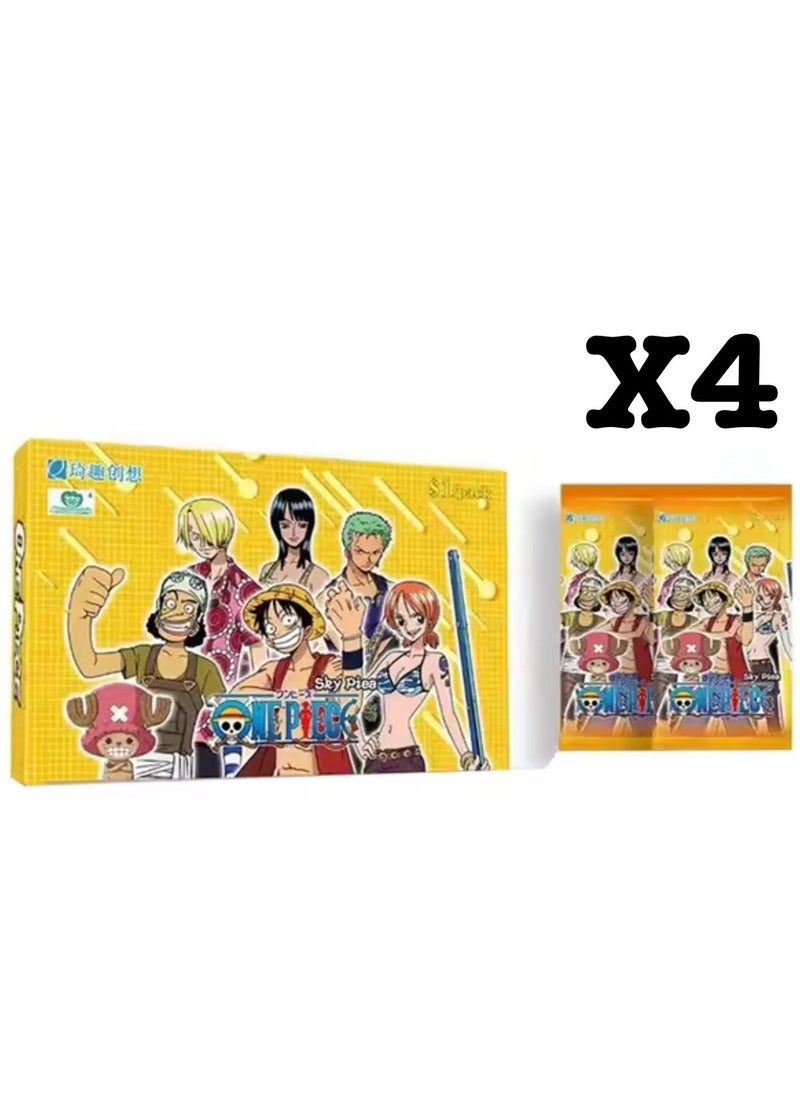 One Piece Anime Cards One Piece - Collectable Playing Cards - 4 Packs - 5 Cards For Each Pack  - Image 4