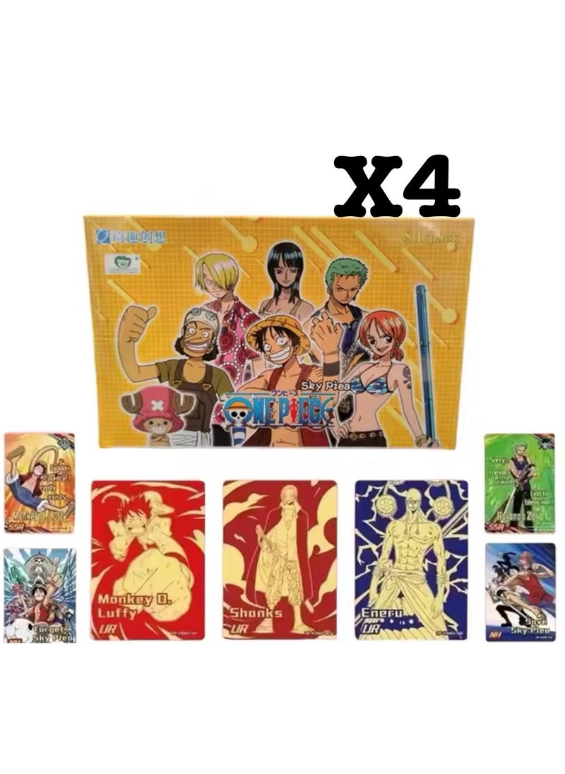 One Piece Anime Cards One Piece - Collectable Playing Cards - 4 Packs - 5 Cards For Each Pack  - Image 5