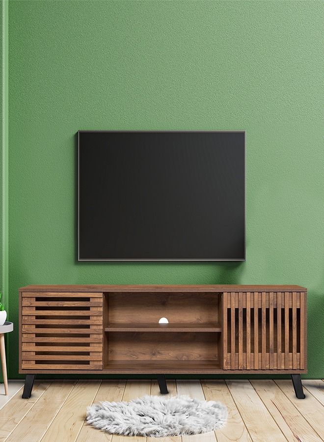 هوم بوكس وحدة تلفاز ببابين انزلاقيين لأجهزة تلفاز حتى 70 بوصة من تورتيلا - Image 5