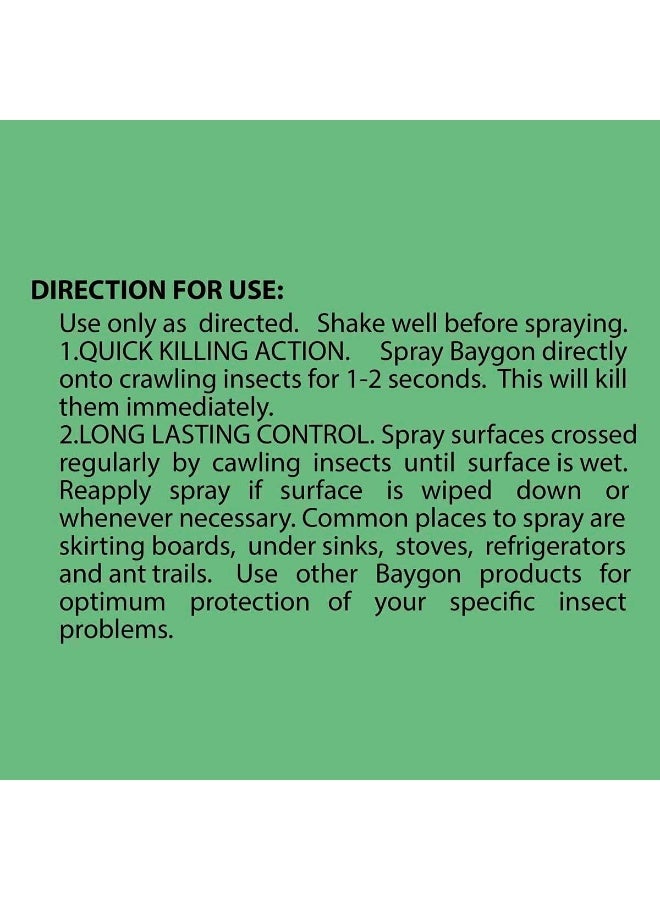 Baygon Lasting Kill Extra Crawling Insect Killer Spray 500 ML - Image 4